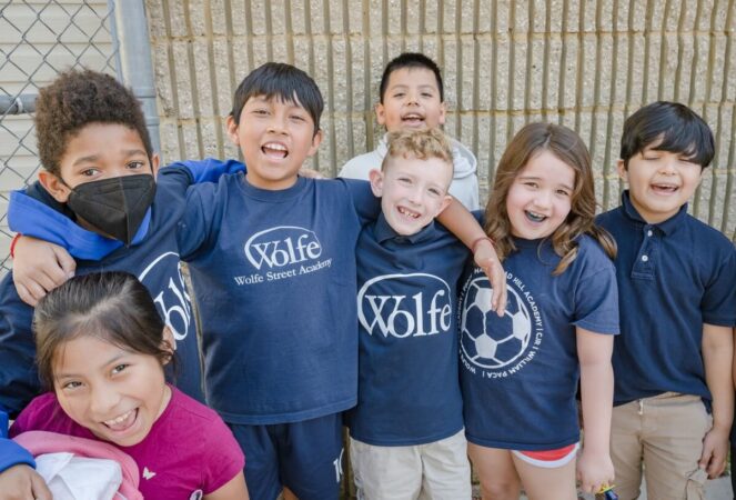 Happy Wolfe Students